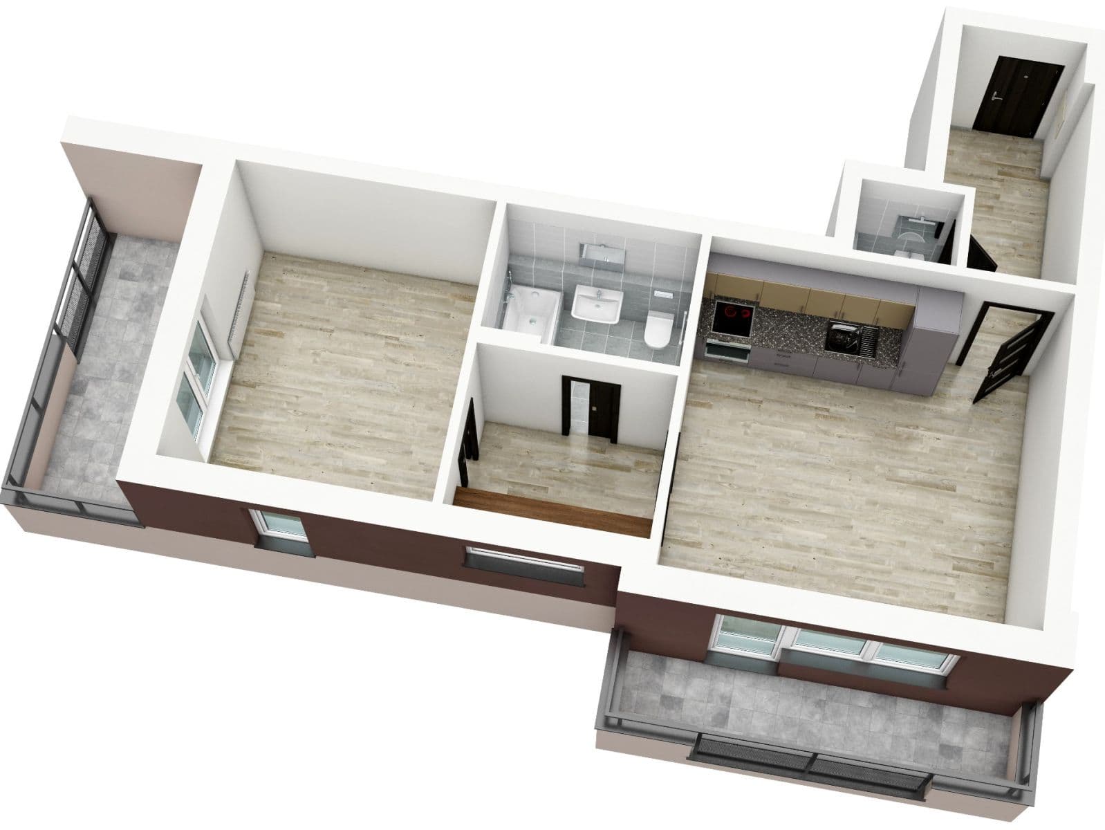 Prenájom bytu 2-izbový 48 m², Kadečkové, Praha, Praha Prenájom bytu 2-izbový 48 m², Kadečkové, Praha, Praha