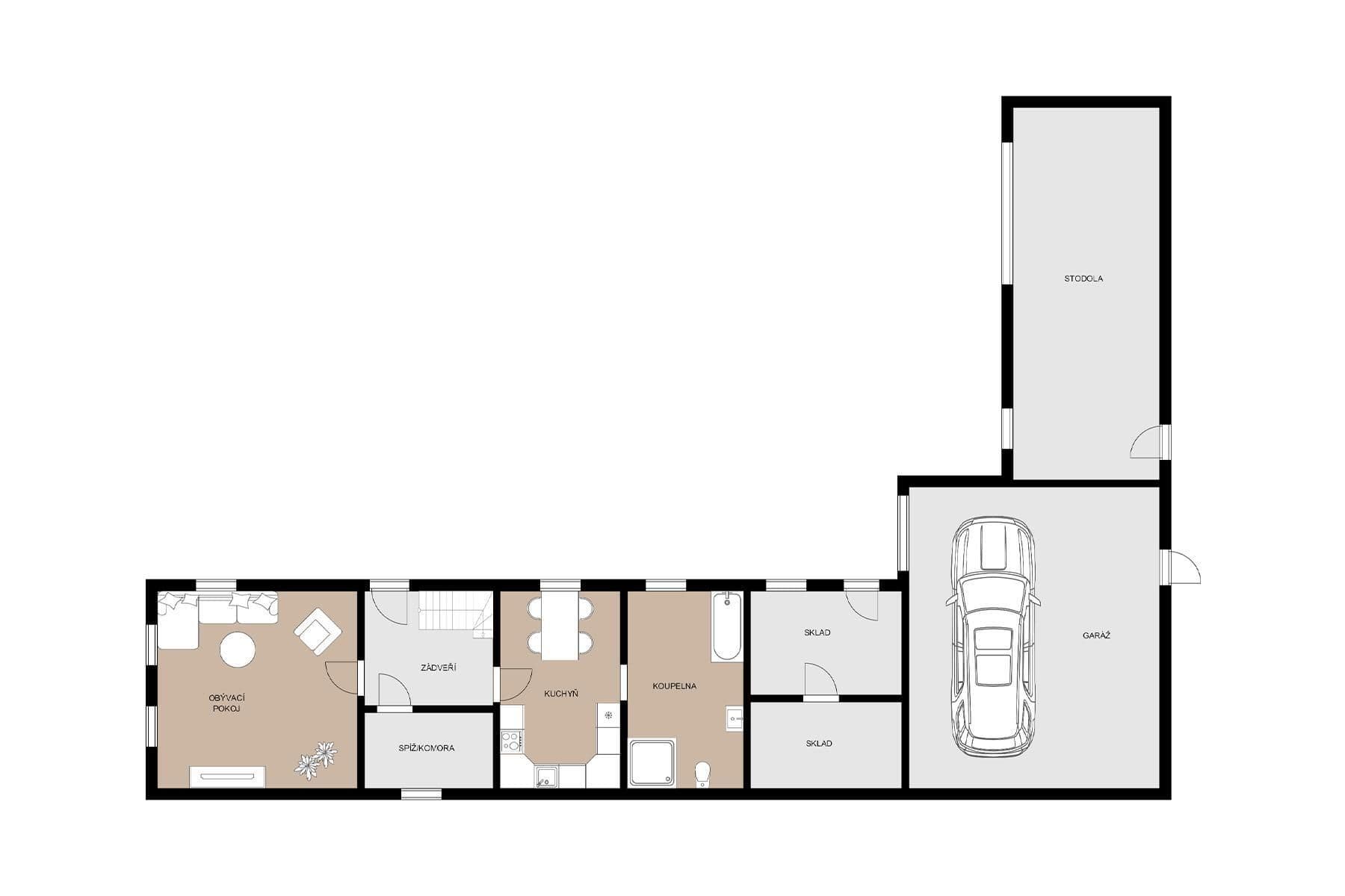 Predaj domu 210 m², pozemek 399 m², Kropáčova Vrutice, Středočeský kraj Predaj domu 210 m², pozemek 399 m², Kropáčova Vrutice, Středočeský kraj