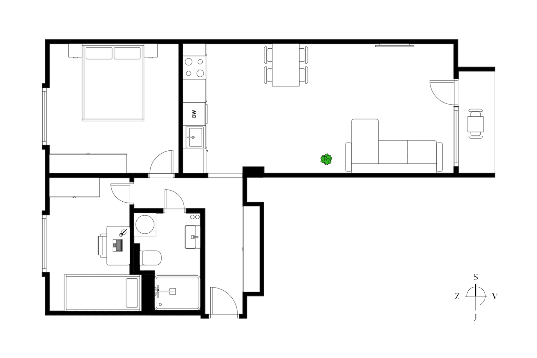 Predaj bytu 3-izbový 56 m², Donatellova, Praha, Praha Predaj bytu 3-izbový 56 m², Donatellova, Praha, Praha