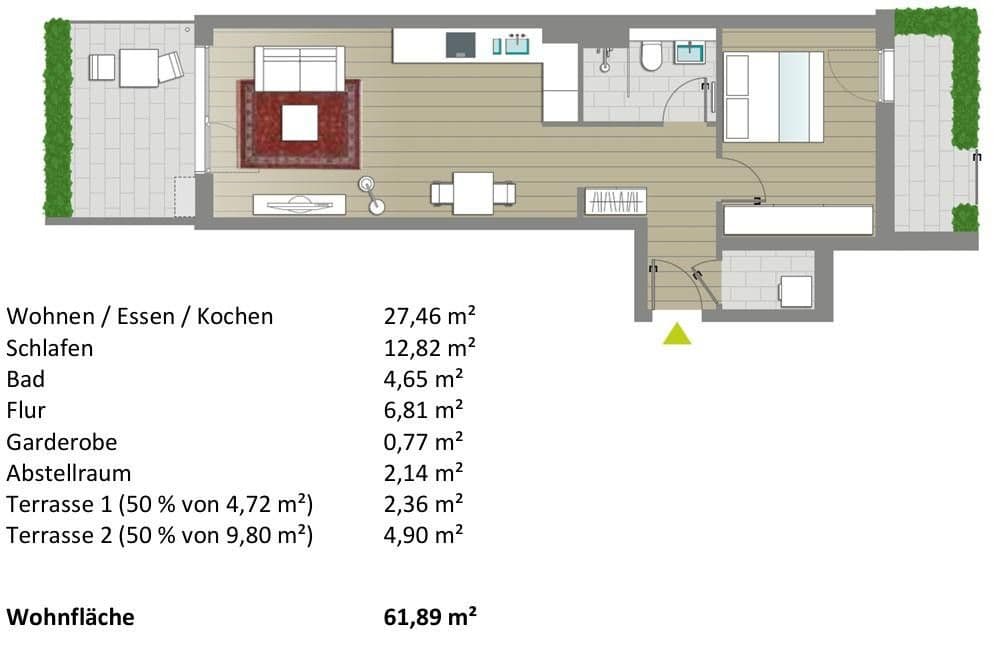 Prenájom bytu 2-izbový 62 m², Fritz-Bauer-Str. 21, Bonn, Severné Porýnie - Westfálsko Prenájom bytu 2-izbový 62 m², Fritz-Bauer-Str. 21, Bonn, Severné Porýnie - Westfálsko