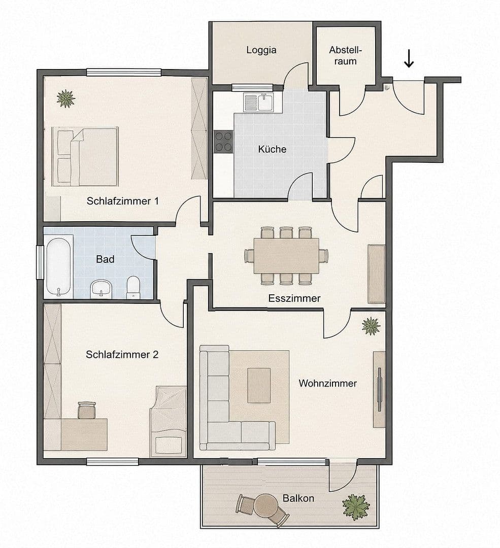 Predaj bytu 3-izbový 90 m², Hamburg, Hamburg Predaj bytu 3-izbový 90 m², Hamburg, Hamburg
