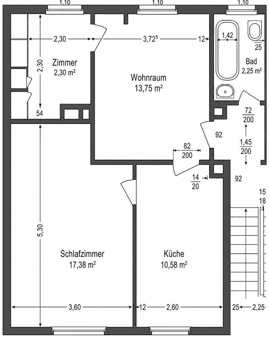 Prenájom bytu 2-izbový 52 m², Emscher Straße 23, Castrop-Rauxel, Severné Porýnie - Westfálsko Prenájom bytu 2-izbový 52 m², Emscher Straße 23, Castrop-Rauxel, Severné Porýnie - Westfálsko