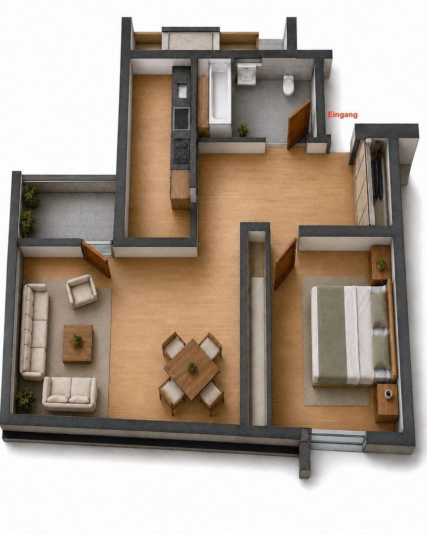 Predaj bytu 2-izbový 62 m², Hannover, Dolné Sasko Predaj bytu 2-izbový 62 m², Hannover, Dolné Sasko