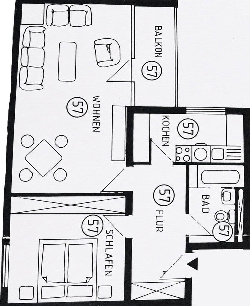 Predaj bytu 2-izbový 62 m², Hannover, Dolné Sasko Predaj bytu 2-izbový 62 m², Hannover, Dolné Sasko
