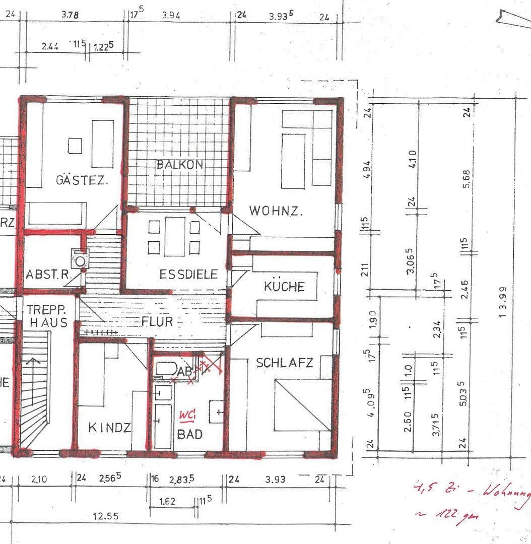 Prenájom bytu 4-izbový 122 m², Obere Straße 20, Sulz am Neckar, Bádensko-Wurttembersko Prenájom bytu 4-izbový 122 m², Obere Straße 20, Sulz am Neckar, Bádensko-Wurttembersko