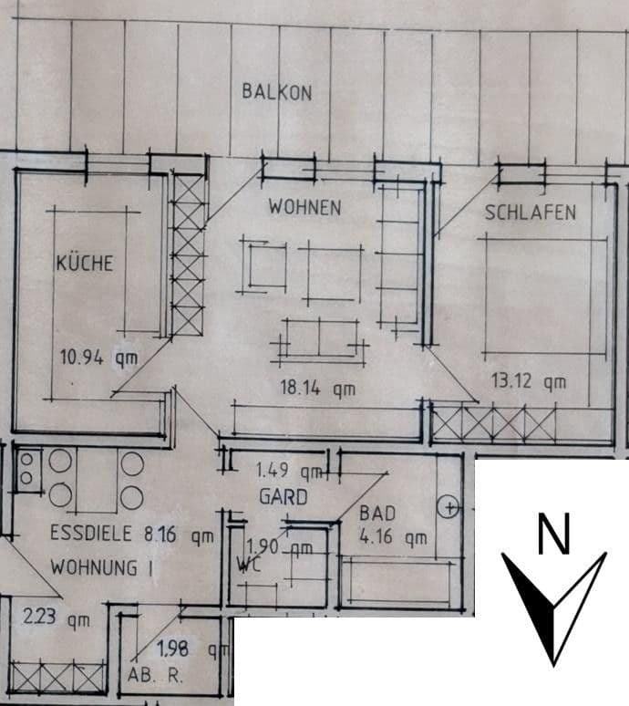 Prenájom bytu 2-izbový 65 m², Ottobeurer Straße 17, Markt Rettenbach, Bavorsko Prenájom bytu 2-izbový 65 m², Ottobeurer Straße 17, Markt Rettenbach, Bavorsko