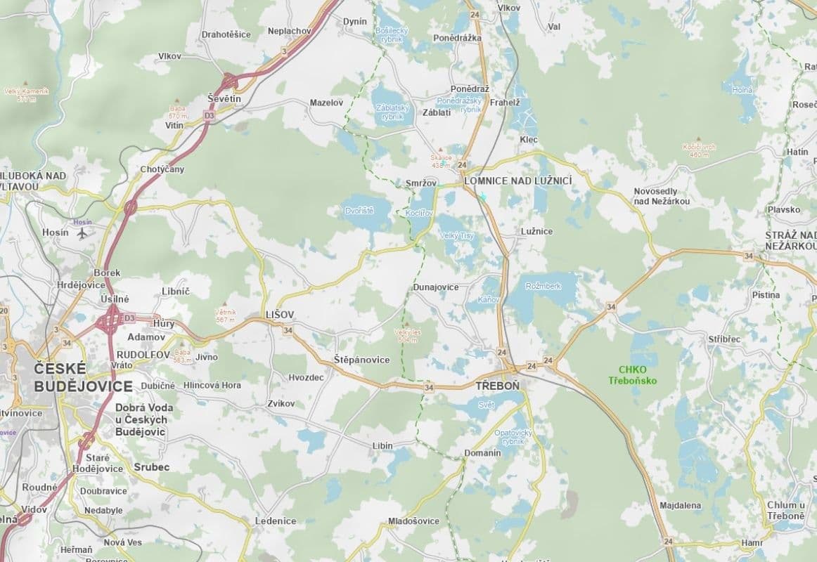 Predaj pozemku 12.966 m², Lomnice nad Lužnicí, Jihočeský kraj Predaj pozemku 12.966 m², Lomnice nad Lužnicí, Jihočeský kraj