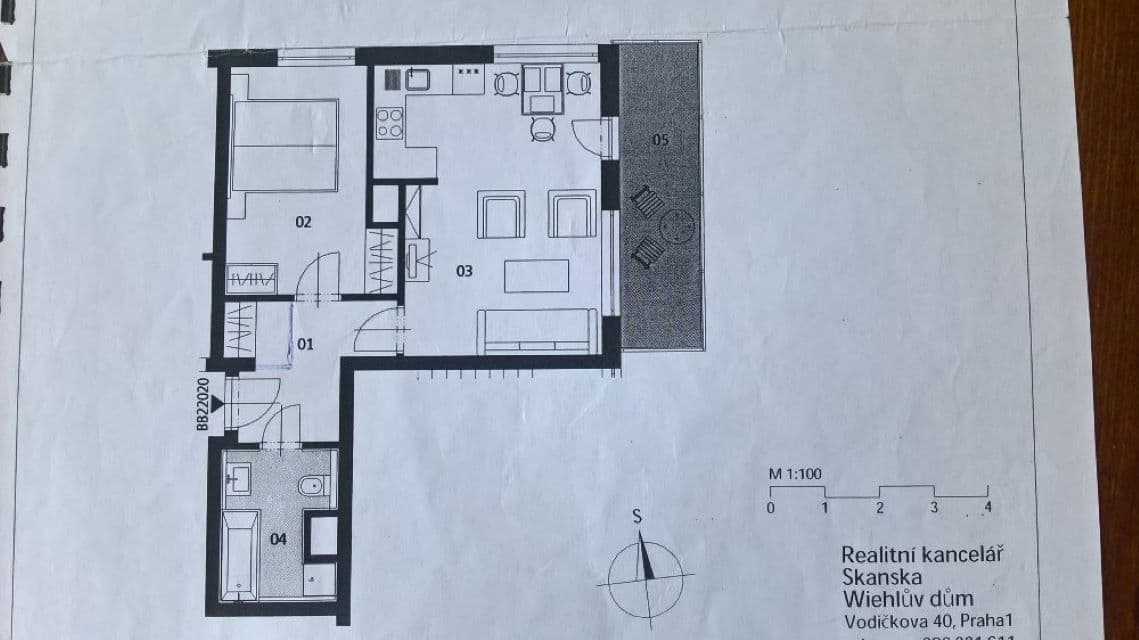 Prenájom bytu 2-izbový 46 m², Václava Trojana, Praha, Praha Prenájom bytu 2-izbový 46 m², Václava Trojana, Praha, Praha