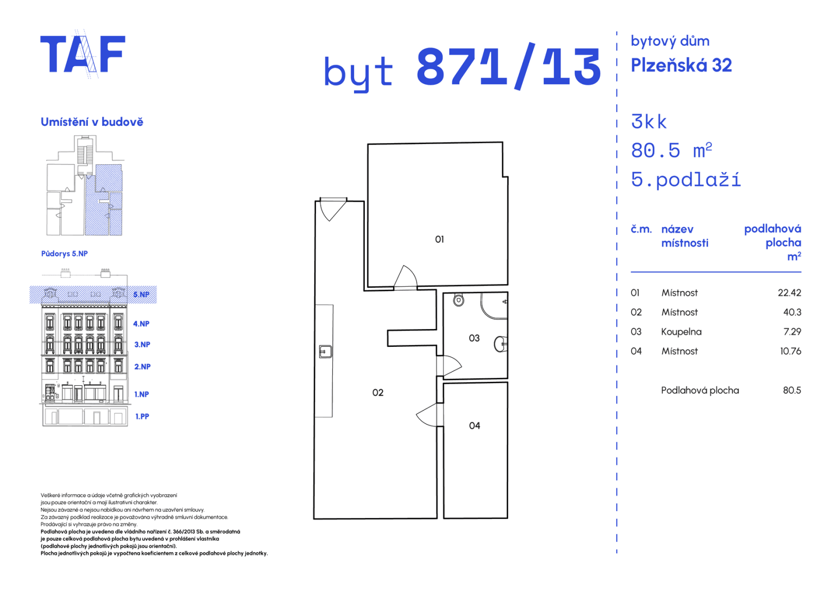 Predaj bytu 3-izbový 81 m², Plzeňská, Praha, Praha Predaj bytu 3-izbový 81 m², Plzeňská, Praha, Praha