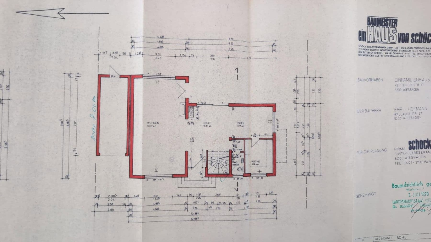Predaj domu 162 m², pozemek 461 m², Wiesbaden, Hesensko Predaj domu 162 m², pozemek 461 m², Wiesbaden, Hesensko
