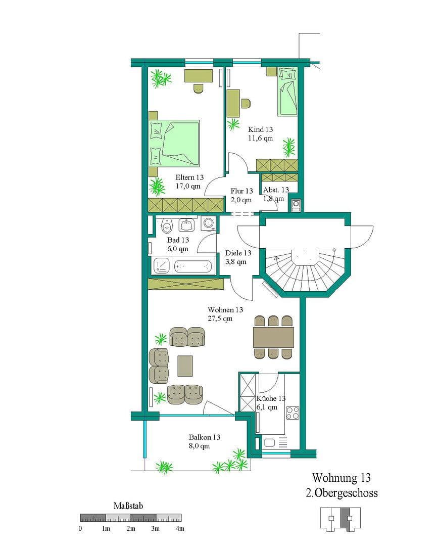 Predaj bytu 3-izbový 80 m², Raiffeisenstr. 17a, Bad Abbach, Bavorsko Predaj bytu 3-izbový 80 m², Raiffeisenstr. 17a, Bad Abbach, Bavorsko