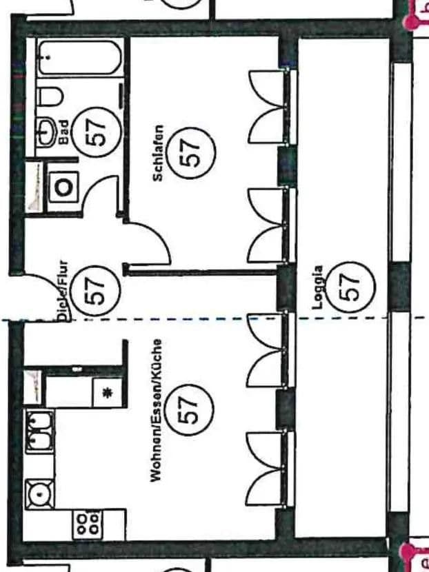 Prenájom bytu 2-izbový 56 m², Berlin, Berlín Prenájom bytu 2-izbový 56 m², Berlin, Berlín
