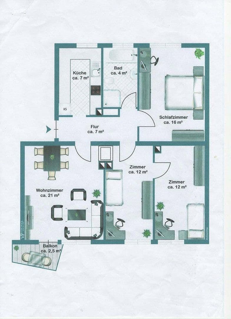 Predaj bytu 4-izbový 80 m², Frankfurt am Main, Hesensko Predaj bytu 4-izbový 80 m², Frankfurt am Main, Hesensko