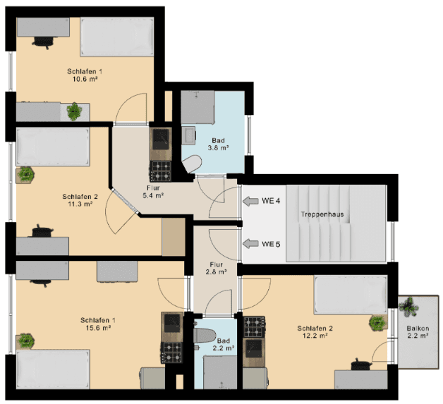 Predaj bytu 2-izbový 35 m², Nürnberg, Bavorsko Predaj bytu 2-izbový 35 m², Nürnberg, Bavorsko