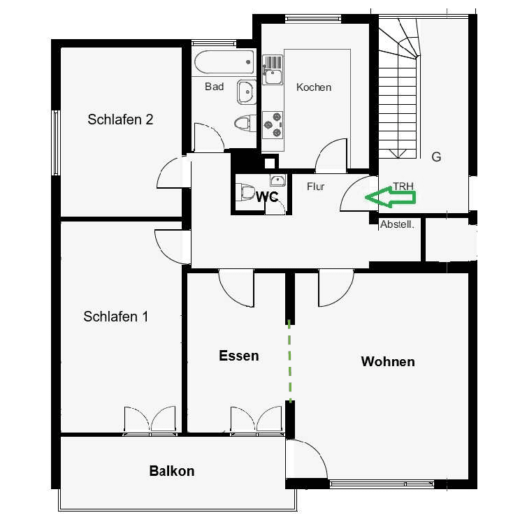 Predaj bytu 4-izbový 102 m², Weinbergstr. 25, Esslingen am Neckar, Bádensko-Wurttembersko Predaj bytu 4-izbový 102 m², Weinbergstr. 25, Esslingen am Neckar, Bádensko-Wurttembersko
