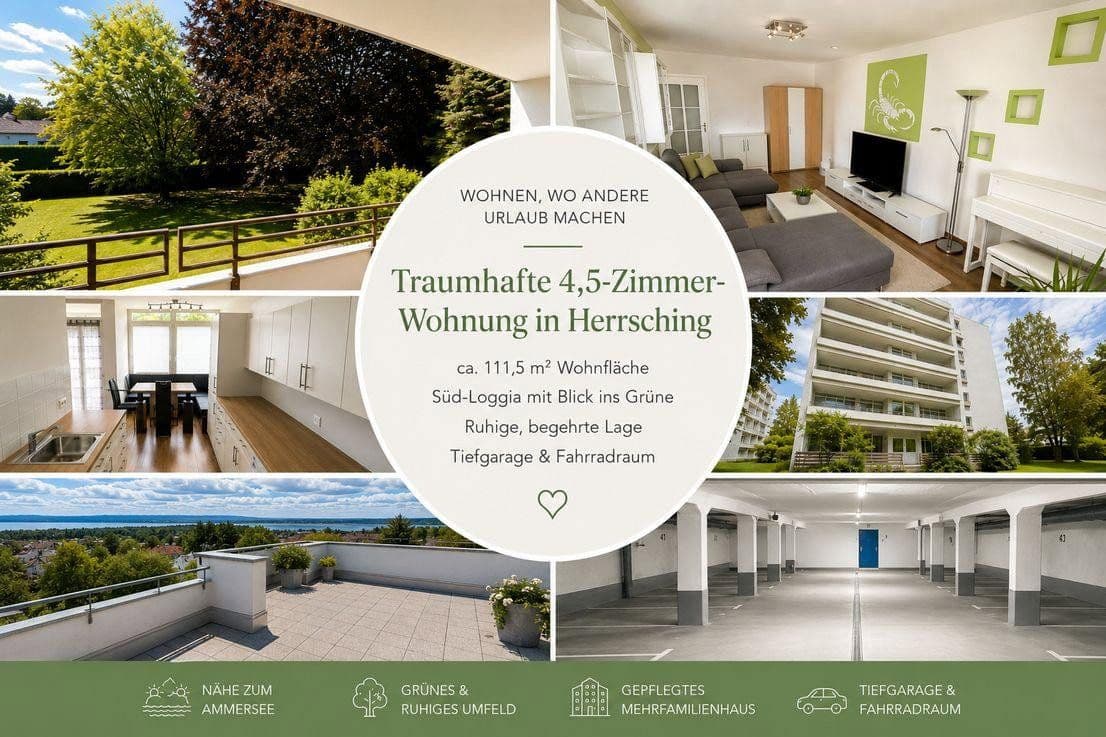 Predaj bytu 4-izbový 112 m², Lessingstrasse 26, Herrsching, Bavorsko Predaj bytu 4-izbový 112 m², Lessingstrasse 26, Herrsching, Bavorsko