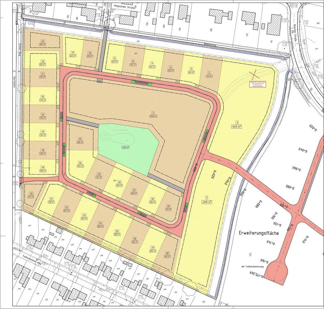 Predaj pozemku 785 m², Sylter Ring, Wesselburen, Šlezvicko-Holštajnsko Predaj pozemku 785 m², Sylter Ring, Wesselburen, Šlezvicko-Holštajnsko