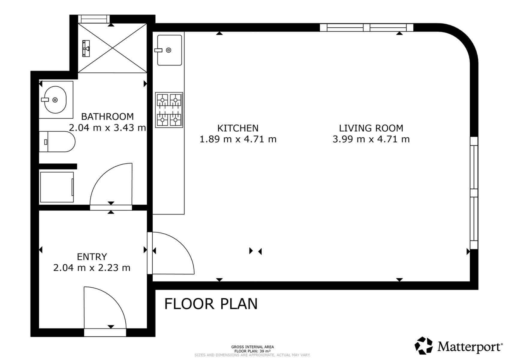 Prenájom bytu 1-izbový 39 m², U Komína, Praha, Praha Prenájom bytu 1-izbový 39 m², U Komína, Praha, Praha