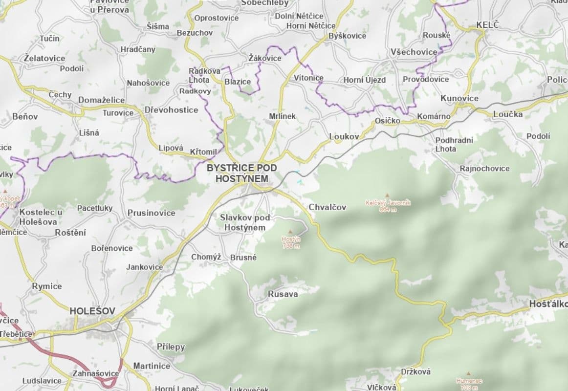 Predaj pozemku 9.197 m², Chvalčov, Zlínský kraj Predaj pozemku 9.197 m², Chvalčov, Zlínský kraj