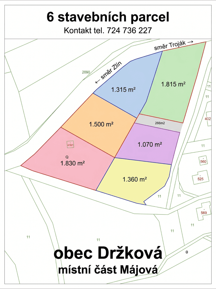 Predaj pozemku 9.000 m², Držková, Zlínský kraj Predaj pozemku 9.000 m², Držková, Zlínský kraj