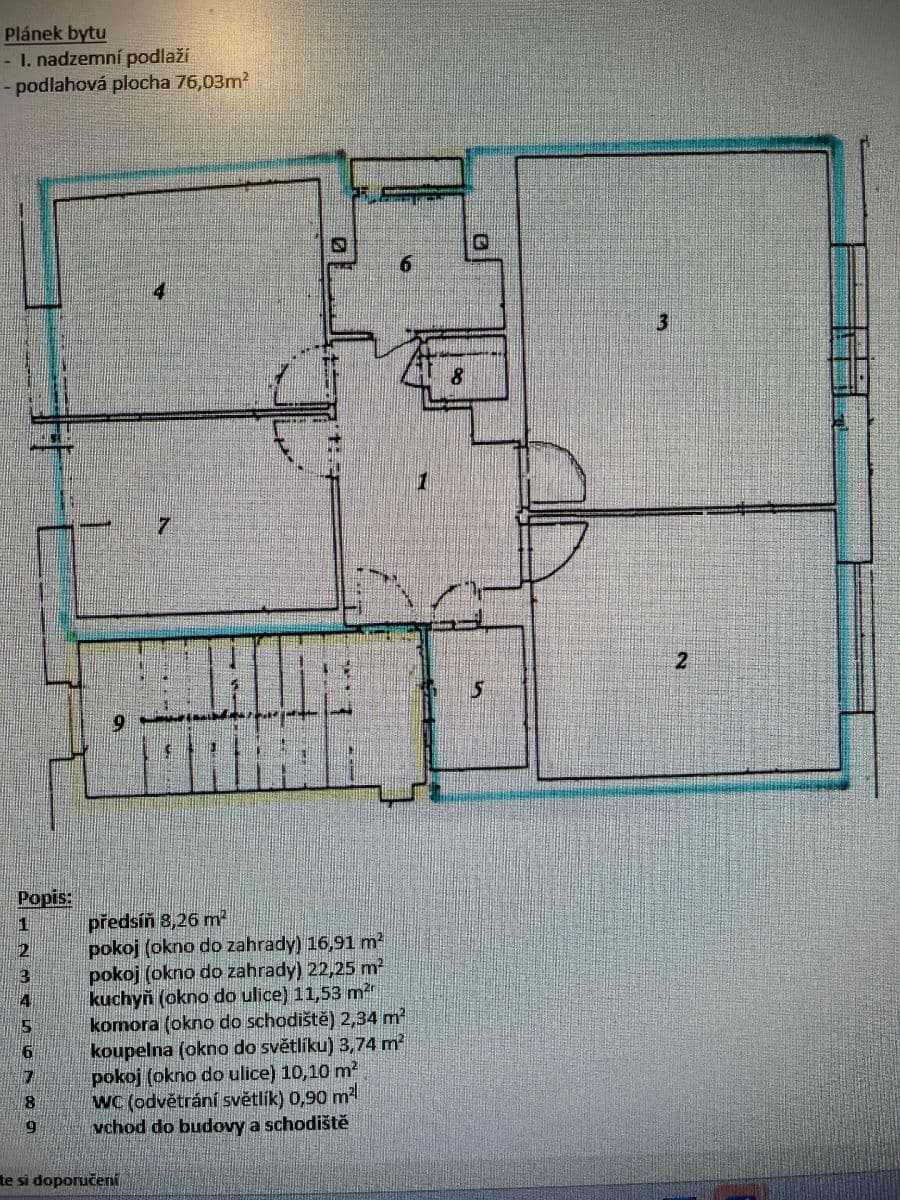 Prenájom bytu 3-izbový 76 m², Pellicova, Brno, Jihomoravský kraj Prenájom bytu 3-izbový 76 m², Pellicova, Brno, Jihomoravský kraj