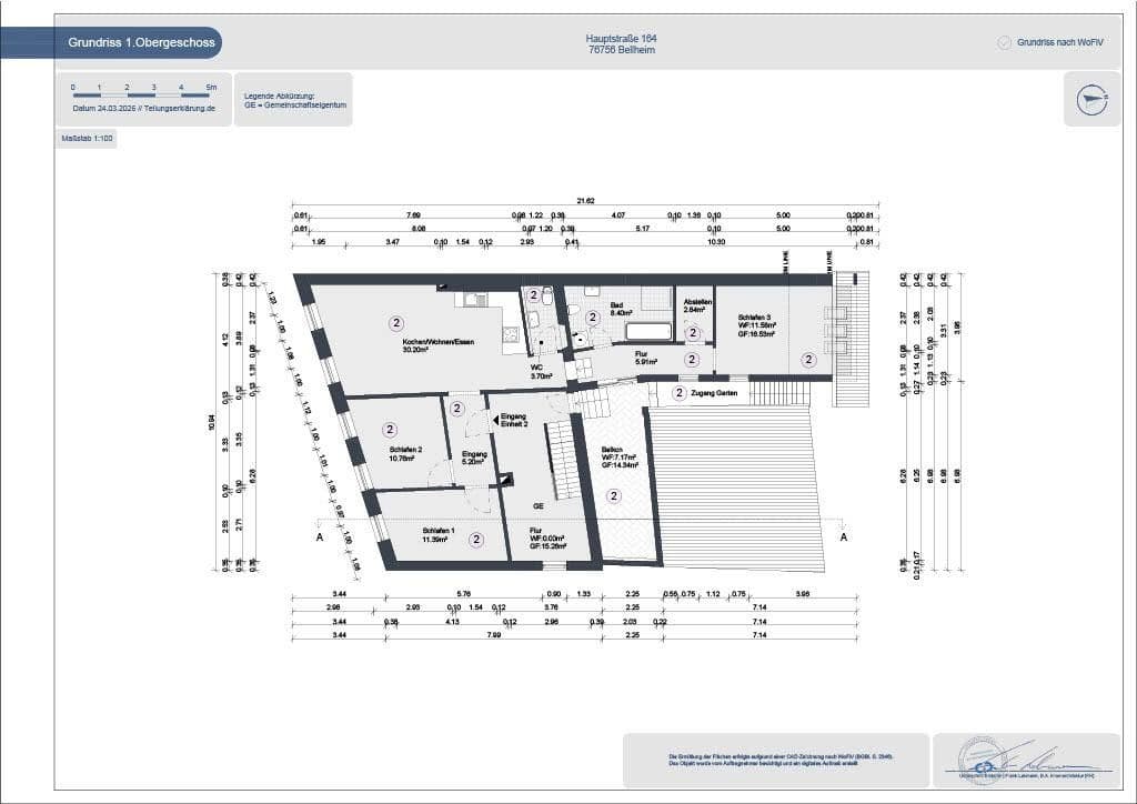 Predaj bytu 4-izbový 98 m², Hauptstraße 164, Bellheim, Porýnie-Falcko Predaj bytu 4-izbový 98 m², Hauptstraße 164, Bellheim, Porýnie-Falcko