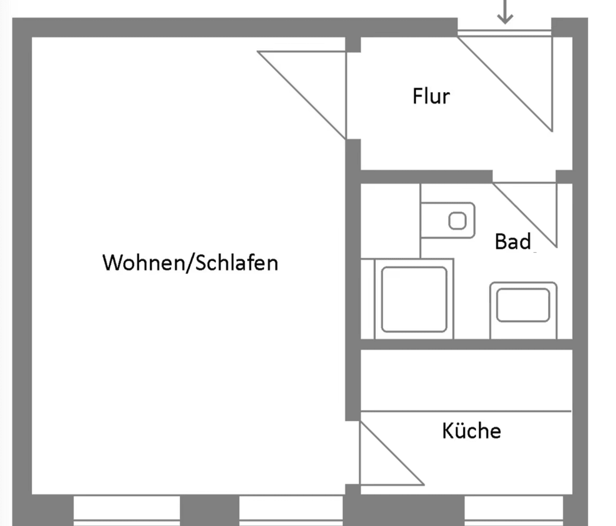 Prenájom bytu 1-izbový 24 m², Georg-Schumann-Str. 131, Leipzig, Sasko Prenájom bytu 1-izbový 24 m², Georg-Schumann-Str. 131, Leipzig, Sasko