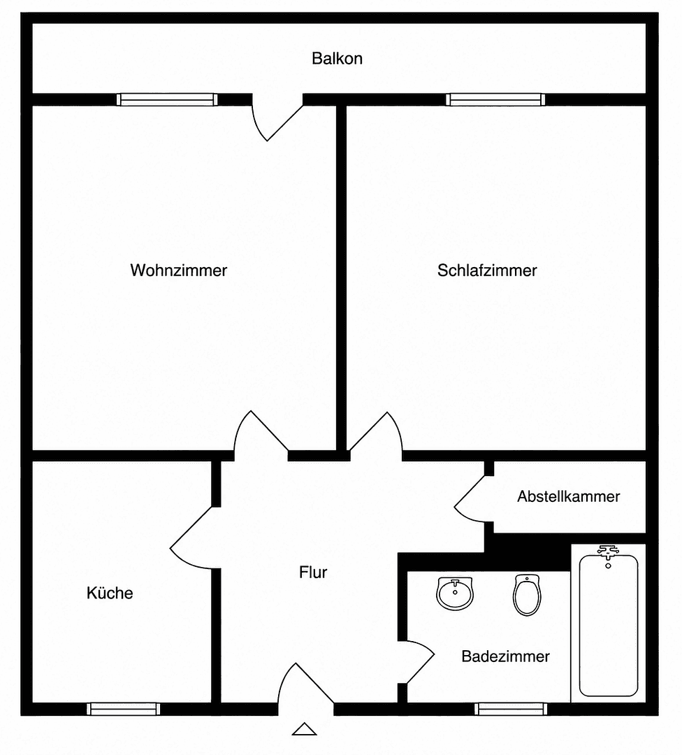 Prenájom bytu 2-izbový 50 m², Mettmann, Severné Porýnie - Westfálsko Prenájom bytu 2-izbový 50 m², Mettmann, Severné Porýnie - Westfálsko