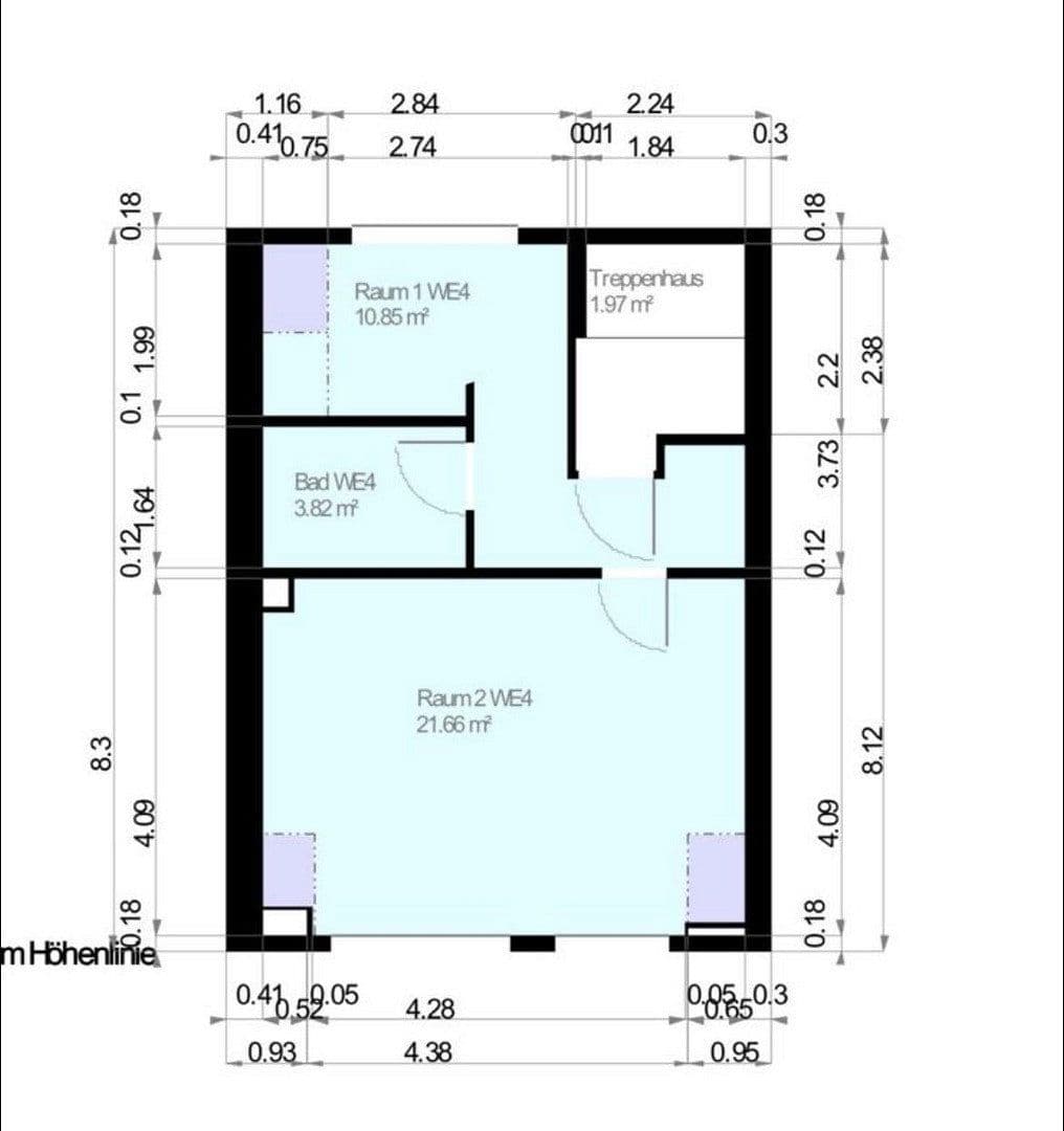 Prenájom bytu 2-izbový 38 m², Köln, Severné Porýnie - Westfálsko Prenájom bytu 2-izbový 38 m², Köln, Severné Porýnie - Westfálsko