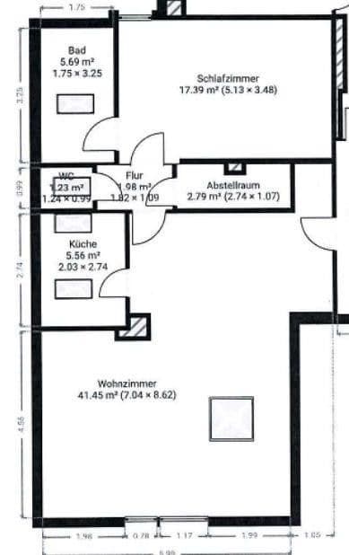 Prenájom bytu 2-izbový 69 m², Erzhausen, Hesensko Prenájom bytu 2-izbový 69 m², Erzhausen, Hesensko