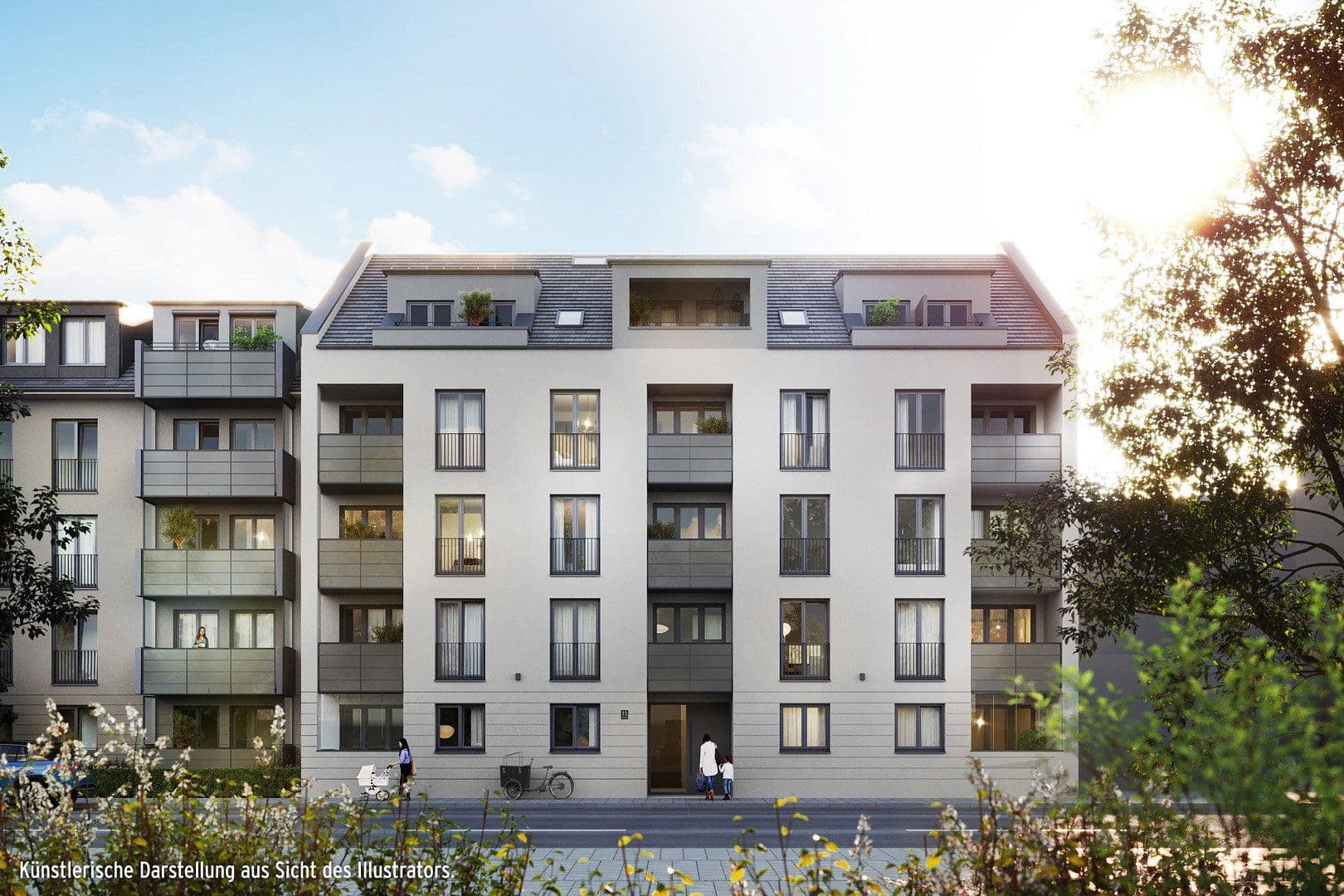 Predaj bytu 3-izbový 75 m², Nestroystraße 13, München, Bavorsko Predaj bytu 3-izbový 75 m², Nestroystraße 13, München, Bavorsko