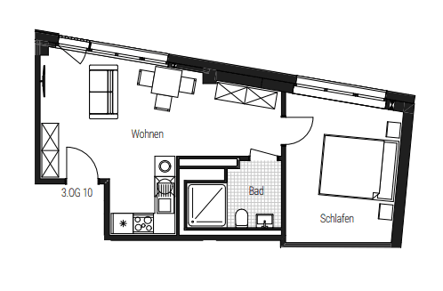 Prenájom bytu 2-izbový 45 m², Steinbühler Straße 4-6, Nürnberg, Bavorsko Prenájom bytu 2-izbový 45 m², Steinbühler Straße 4-6, Nürnberg, Bavorsko