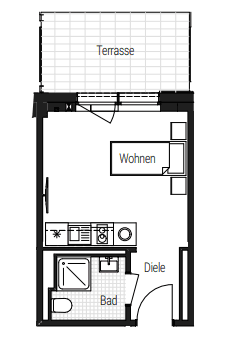 Prenájom bytu 1-izbový 25 m², Steinbühler Straße 4-6, Nürnberg, Bavorsko Prenájom bytu 1-izbový 25 m², Steinbühler Straße 4-6, Nürnberg, Bavorsko