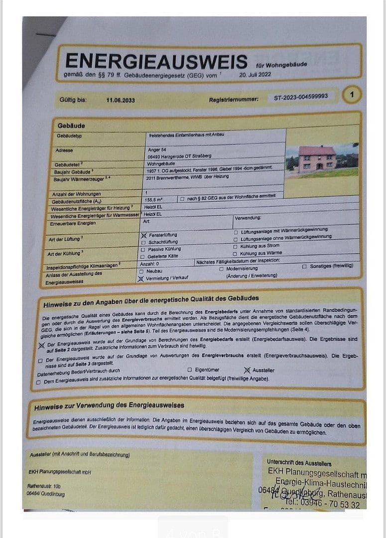 Predaj domu 120 m², pozemek 610 m², Anger 54, Harzgerode, Sasko-Anhaltsko Predaj domu 120 m², pozemek 610 m², Anger 54, Harzgerode, Sasko-Anhaltsko