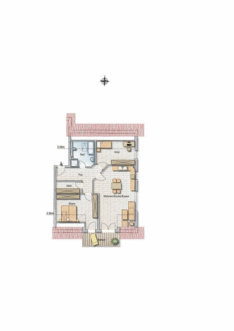 Prenájom bytu 3-izbový 93 m², Graf-Seinsheim-Straße 5, Grünbach (Bockhorn), Bavorsko Prenájom bytu 3-izbový 93 m², Graf-Seinsheim-Straße 5, Grünbach (Bockhorn), Bavorsko