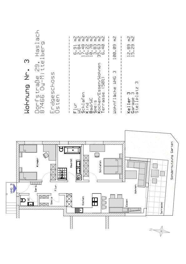 Prenájom bytu 3-izbový 101 m², Dorfstraße 29, Oy-Mittelberg, Bavorsko Prenájom bytu 3-izbový 101 m², Dorfstraße 29, Oy-Mittelberg, Bavorsko