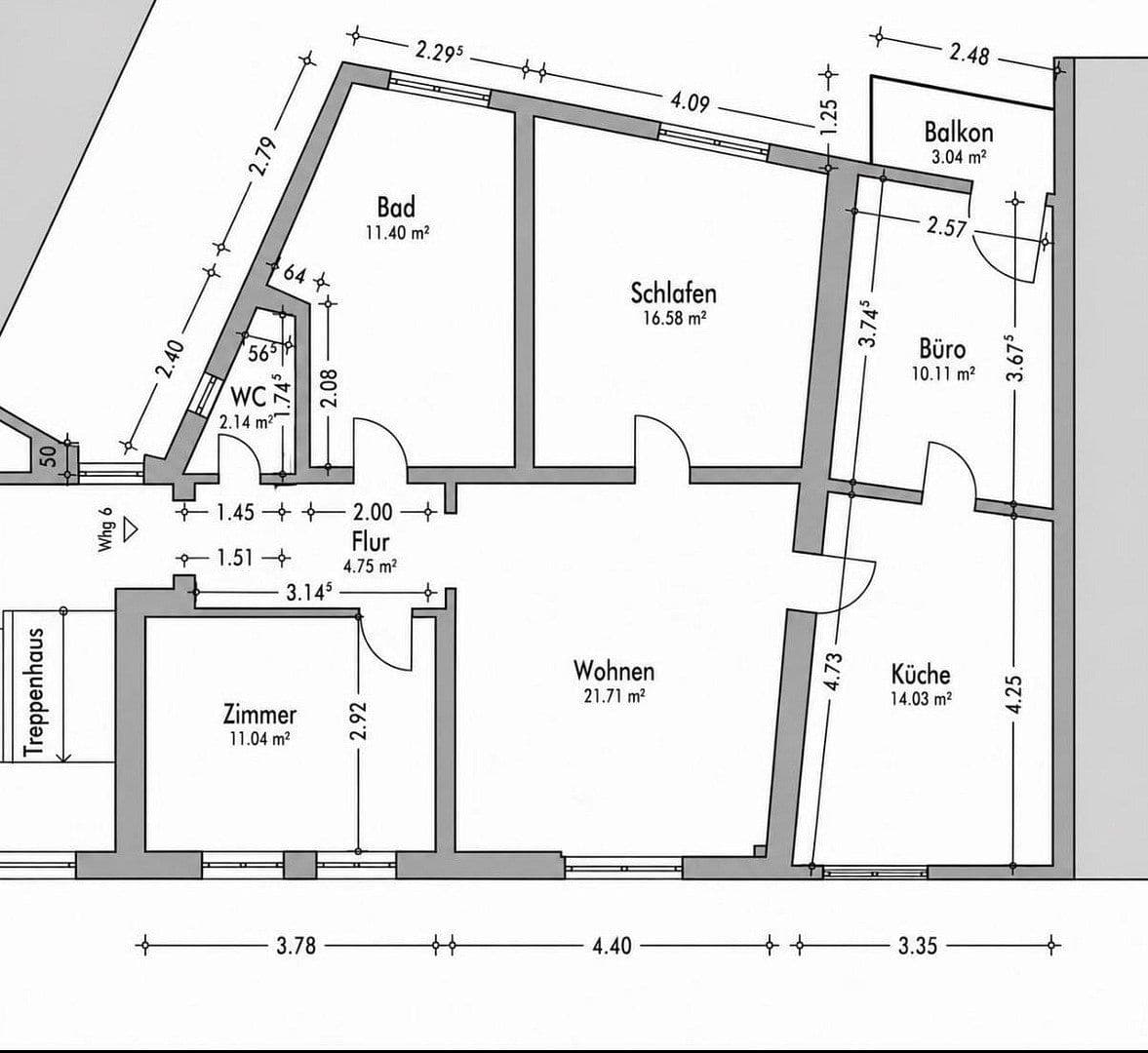 Prenájom bytu 4-izbový 96 m², Rheinstr 16, Solingen, Severné Porýnie - Westfálsko Prenájom bytu 4-izbový 96 m², Rheinstr 16, Solingen, Severné Porýnie - Westfálsko