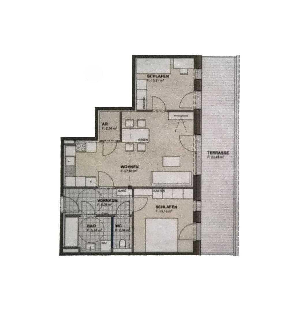 Predaj bytu 3-izbový 67 m², Unken, Salzbursko Predaj bytu 3-izbový 67 m², Unken, Salzbursko