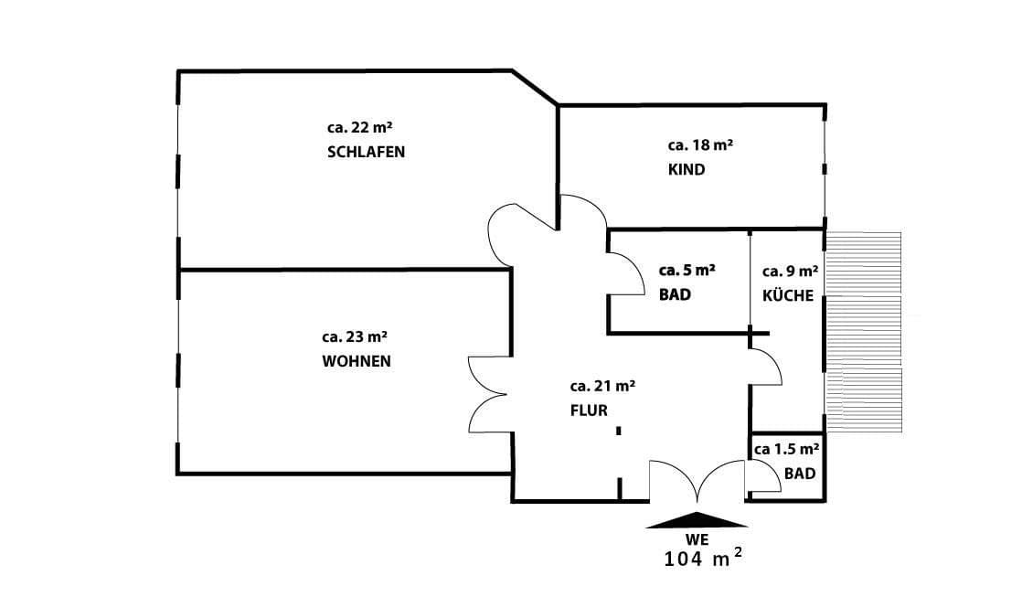 Predaj bytu 3-izbový 104 m², Lortzingstraße 8, Leipzig, Sasko Predaj bytu 3-izbový 104 m², Lortzingstraße 8, Leipzig, Sasko