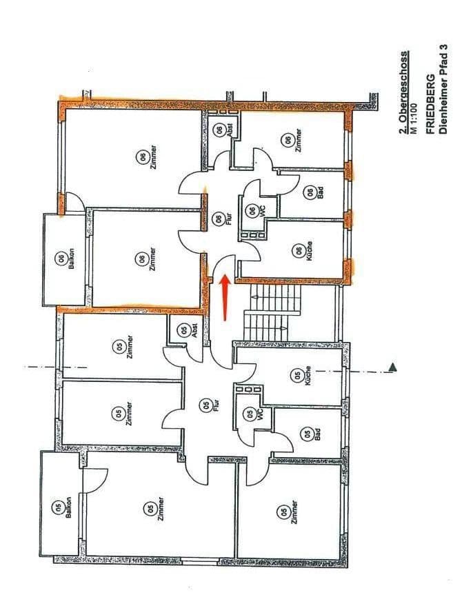 Predaj bytu 3-izbový 75 m², Friedberg (Hessen), Hesensko Predaj bytu 3-izbový 75 m², Friedberg (Hessen), Hesensko