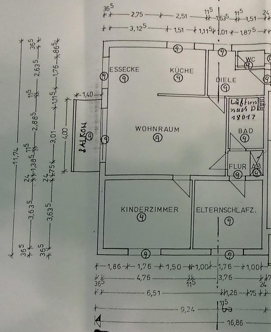 Prenájom bytu 3-izbový 92 m², Gerther Str. 42, Herne, Severné Porýnie - Westfálsko Prenájom bytu 3-izbový 92 m², Gerther Str. 42, Herne, Severné Porýnie - Westfálsko