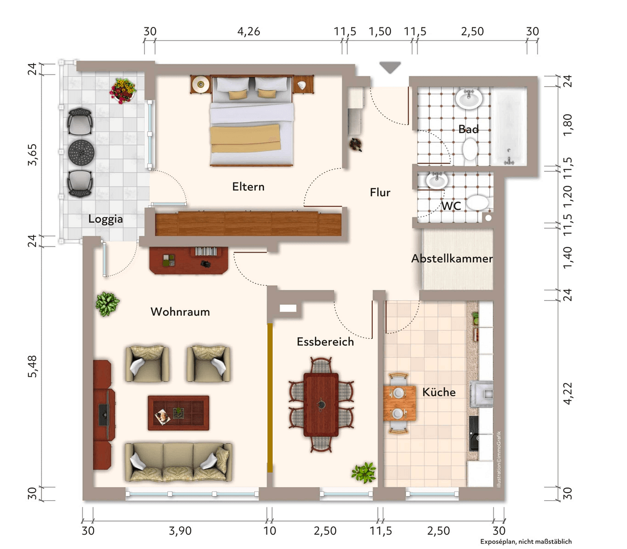 Prenájom bytu 3-izbový 77 m², Mettmann, Severné Porýnie - Westfálsko Prenájom bytu 3-izbový 77 m², Mettmann, Severné Porýnie - Westfálsko