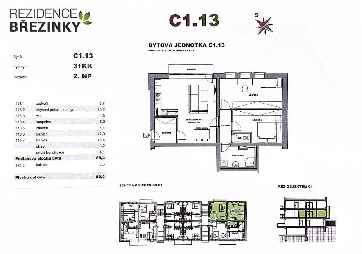 Predaj bytu 3-izbový 89 m², Březinky, Nové Město nad Metují, Královéhradecký kraj Predaj bytu 3-izbový 89 m², Březinky, Nové Město nad Metují, Královéhradecký kraj