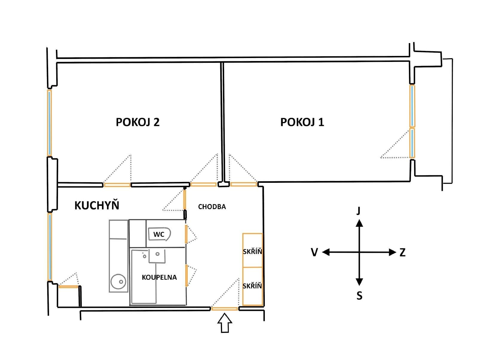 Predaj bytu 2-izbový 54 m², Dlouhá, Trutnov, Královéhradecký kraj Predaj bytu 2-izbový 54 m², Dlouhá, Trutnov, Královéhradecký kraj