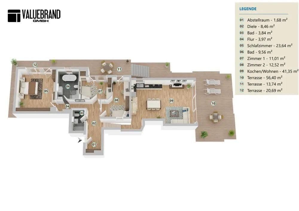 Prenájom bytu 4-izbový 162 m², München, Bavorsko Prenájom bytu 4-izbový 162 m², München, Bavorsko