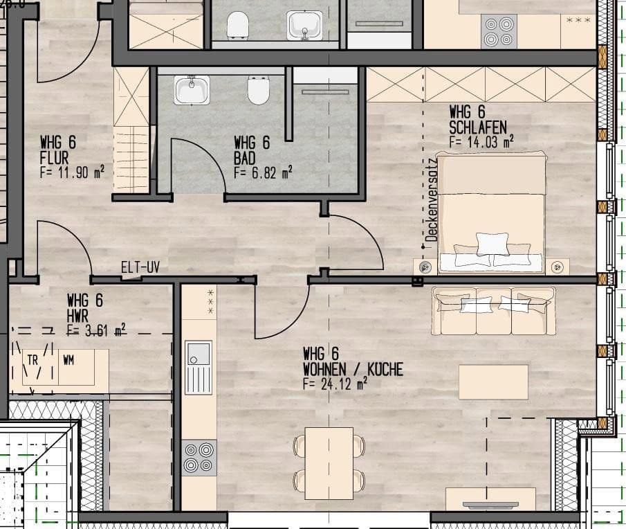Prenájom bytu 2-izbový 57 m², Ledebourstraße 2-3, Diepholz, Dolné Sasko Prenájom bytu 2-izbový 57 m², Ledebourstraße 2-3, Diepholz, Dolné Sasko