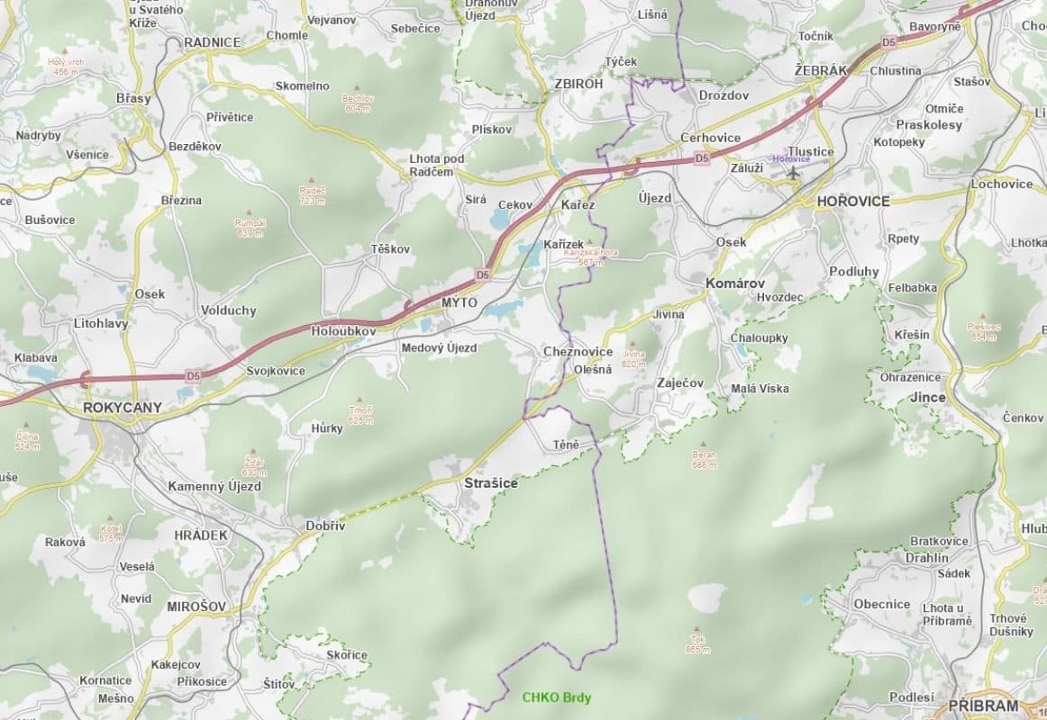 Predaj pozemku 7.448 m², Cheznovice, Plzeňský kraj Predaj pozemku 7.448 m², Cheznovice, Plzeňský kraj