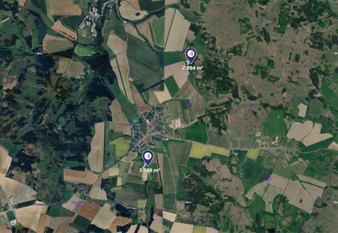 Predaj pozemku 6.293 m², Předín, Kraj Vysočina Predaj pozemku 6.293 m², Předín, Kraj Vysočina