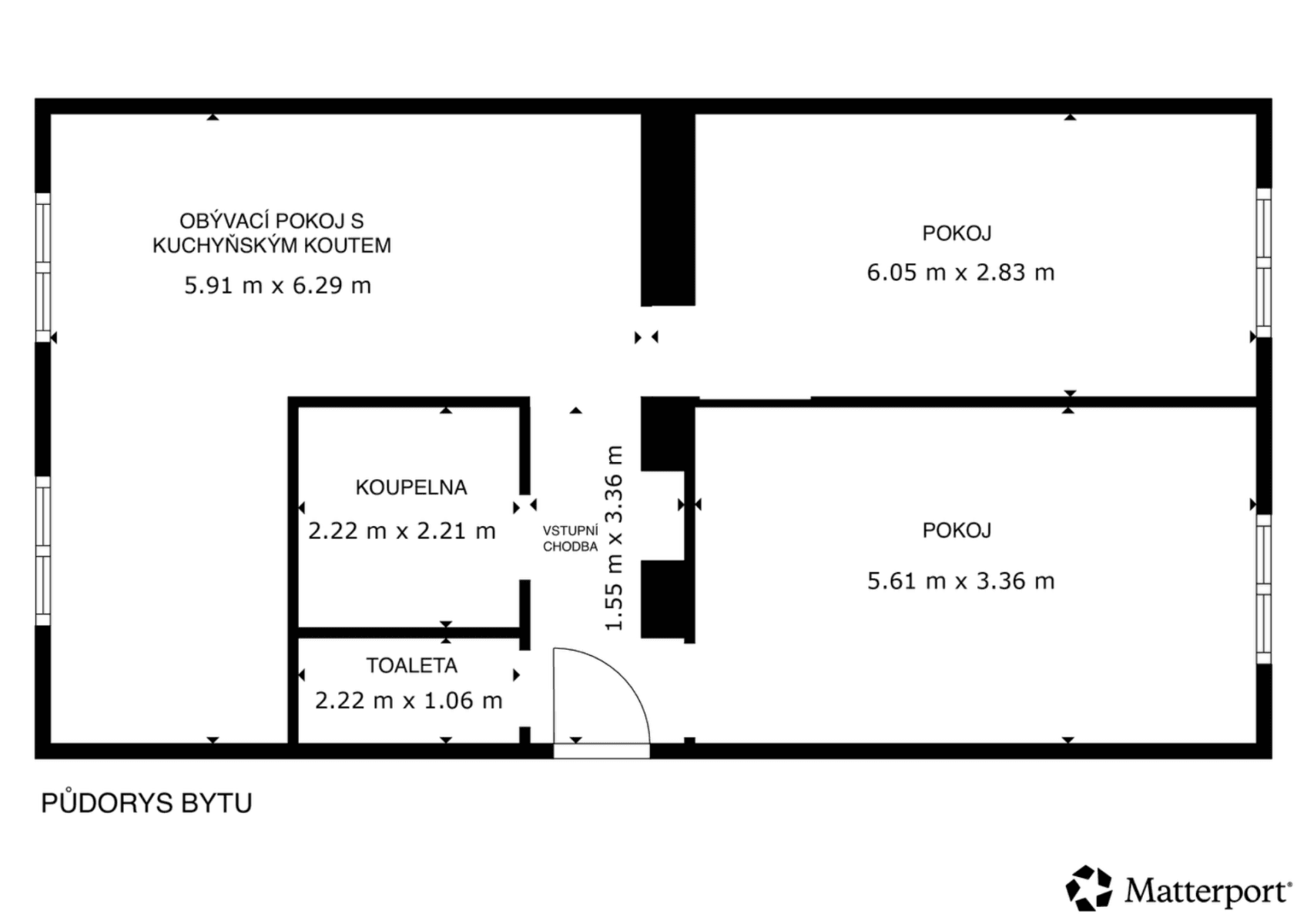 Predaj bytu 3-izbový 65 m², K Lánu, Praha, Praha Predaj bytu 3-izbový 65 m², K Lánu, Praha, Praha