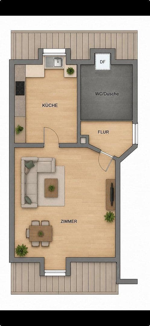 Predaj bytu 1-izbový 28 m², Fürth, Bavorsko Predaj bytu 1-izbový 28 m², Fürth, Bavorsko